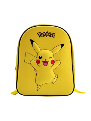 POKEMON - PIKACHU - JUNIOR nahrbtnik EVA 3D 32 cm - rumene barve